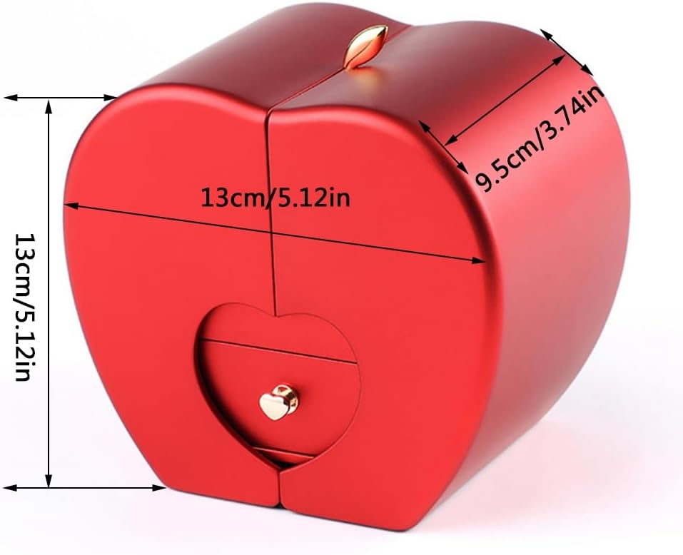 Caja de Rosa Eterna (Rosa Preservada) + REGALO Anillo Amor Eterno
